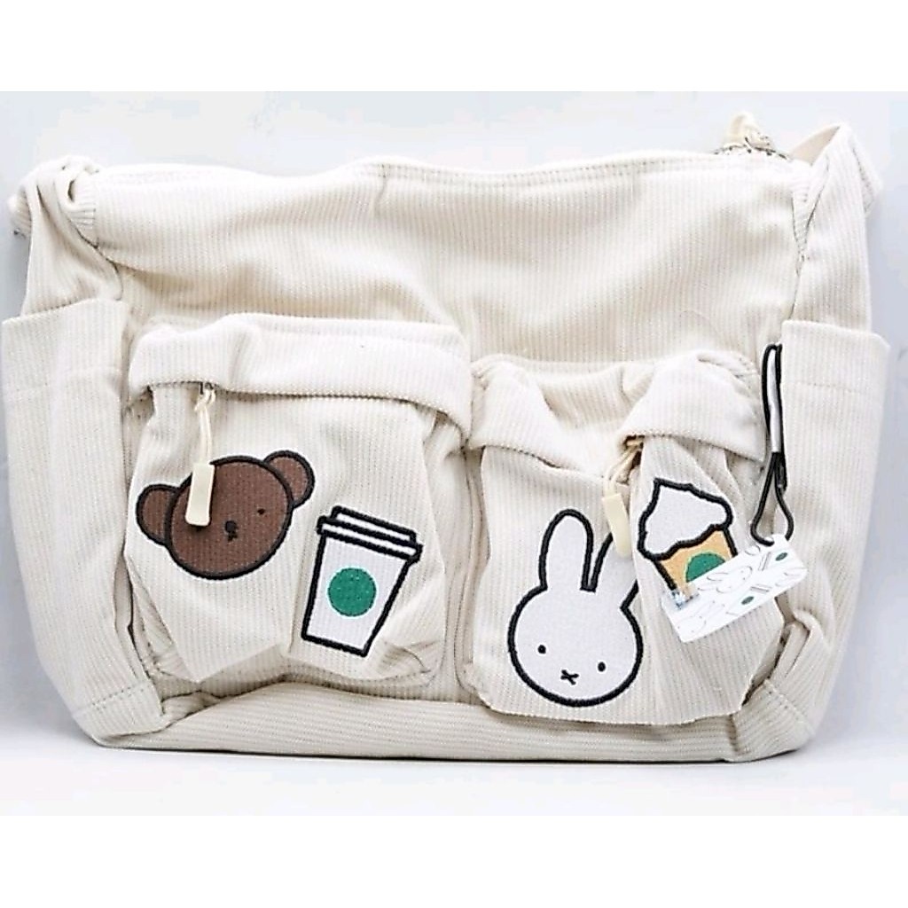 STARBUCKS TAS MIFFY - TAS MIFFY TERBARU - TAS SELEMPANG MIFFY - MIFFY X STARBUCKS - STARBUCKS X MIFF