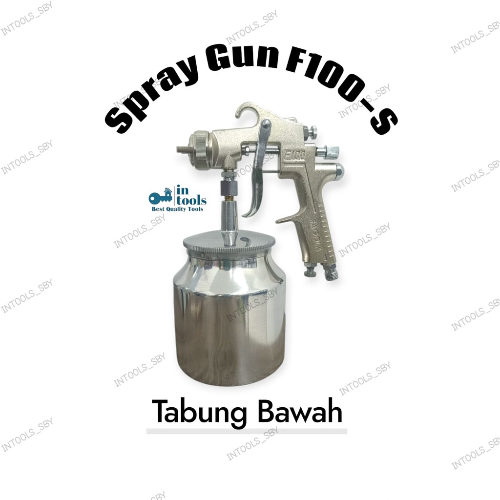 MEJOR SAGOLA SPRAY GUN ANGIN TABUNG ATAS F100 S TABUNG SPRAY CAT