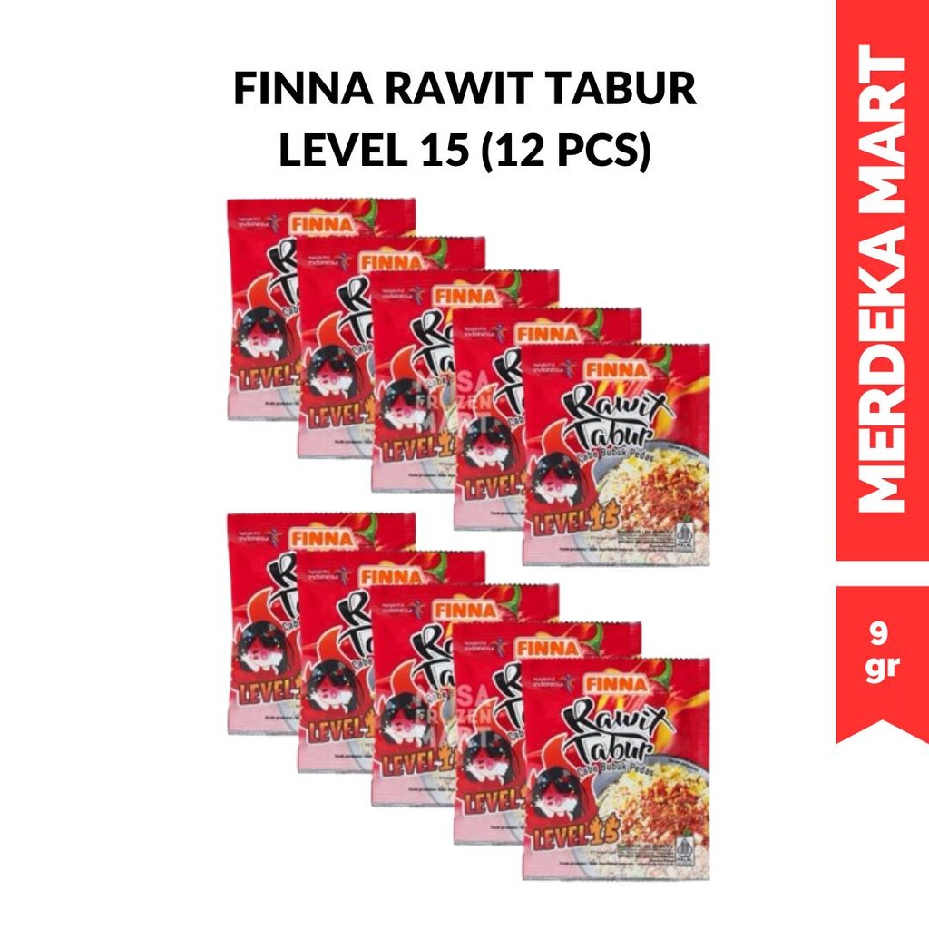 

FINNA RAWIT TABUR LEVEL 15 ISI 12 PCS Makanan Pedas