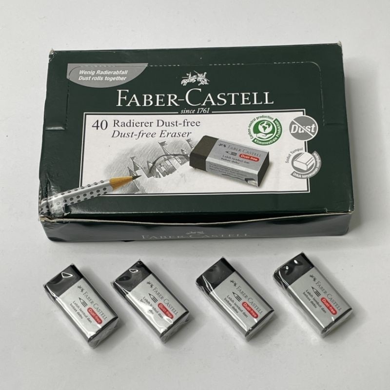 

penghapus faber castell kecil hitam/putih - ARM