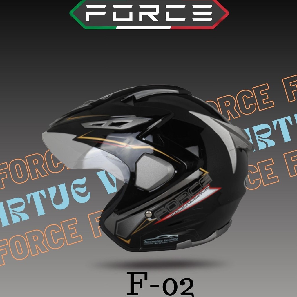 FORCE Helm Half Face SNI dan ANTI MALING