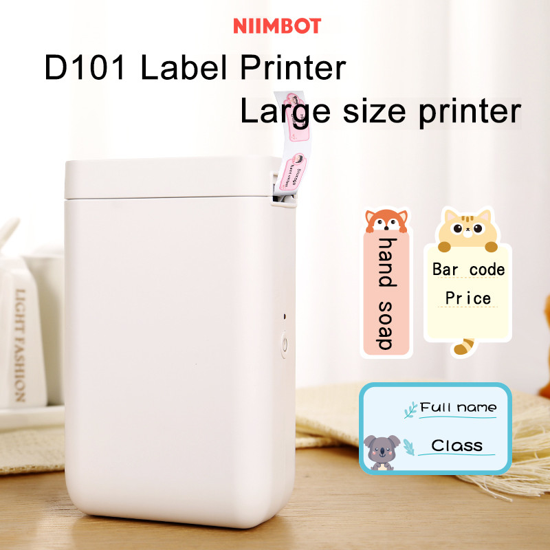 

NIIMBOT D101 Mini Pocket Thermal Label Printer Label Maker All in One BT 10-25mm Label Width Upgraded version of D11 D110