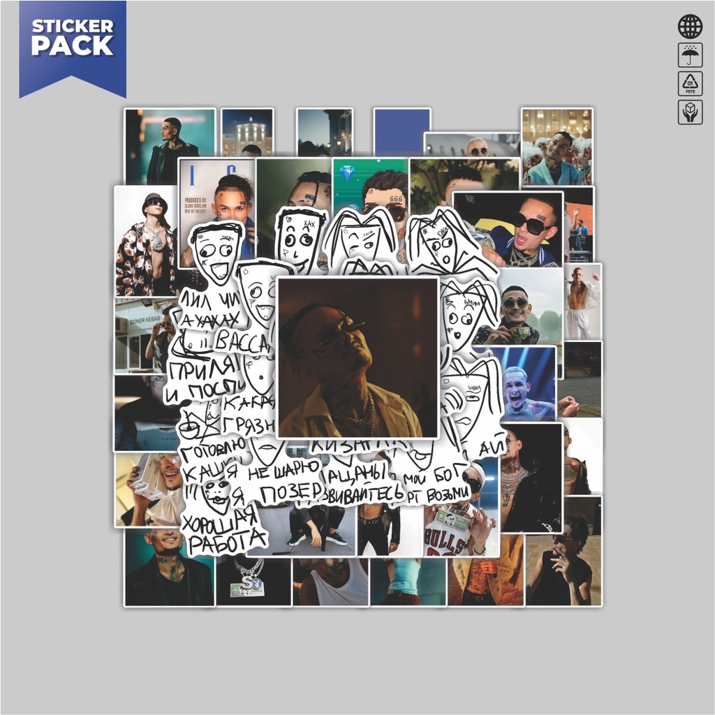 

[100PCS]Stiker Pack Stiker MORGENSTERN NO.1 Aesthetic Vinyl Anti Air Dekorasi Sticker Laptop Buku Journal Koper Helm Casing HP Gitar Helm Skateboard