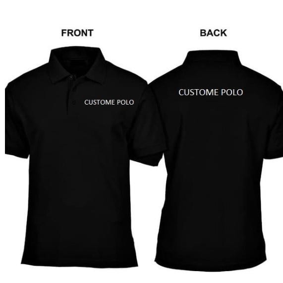 (SABLON) CUSTOM POLO SHIRT - REQUEST SABLON BAJU POLO - BAJU KERAH CUSTOME POLO