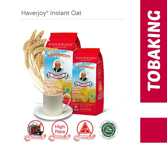 

PROMO! Haverjoy Oatmeal 1kg Australian Oat Havermout Instan Rolled Quick - Instan