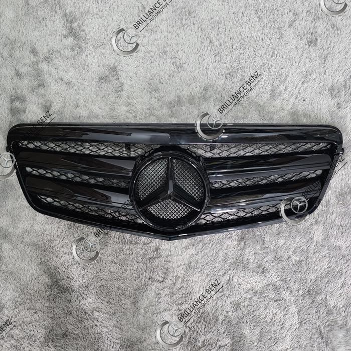 GRILL SPORT MERCEDES BENZ W212 PRE FACELIFT 2009-2012 GRILLE MERCY - BLACK