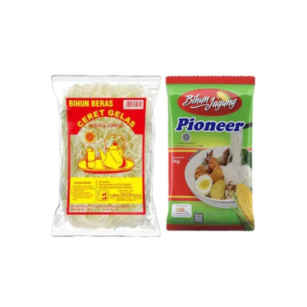 

Ceret Gelas Bihun Jagung160GR & 1KG