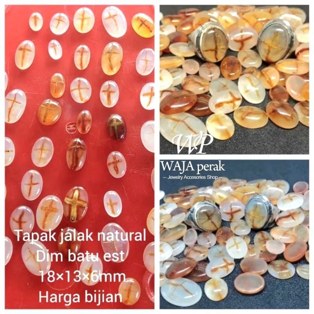 BATU TAPAK JALAK CRYSTAL NATURAL ALAM