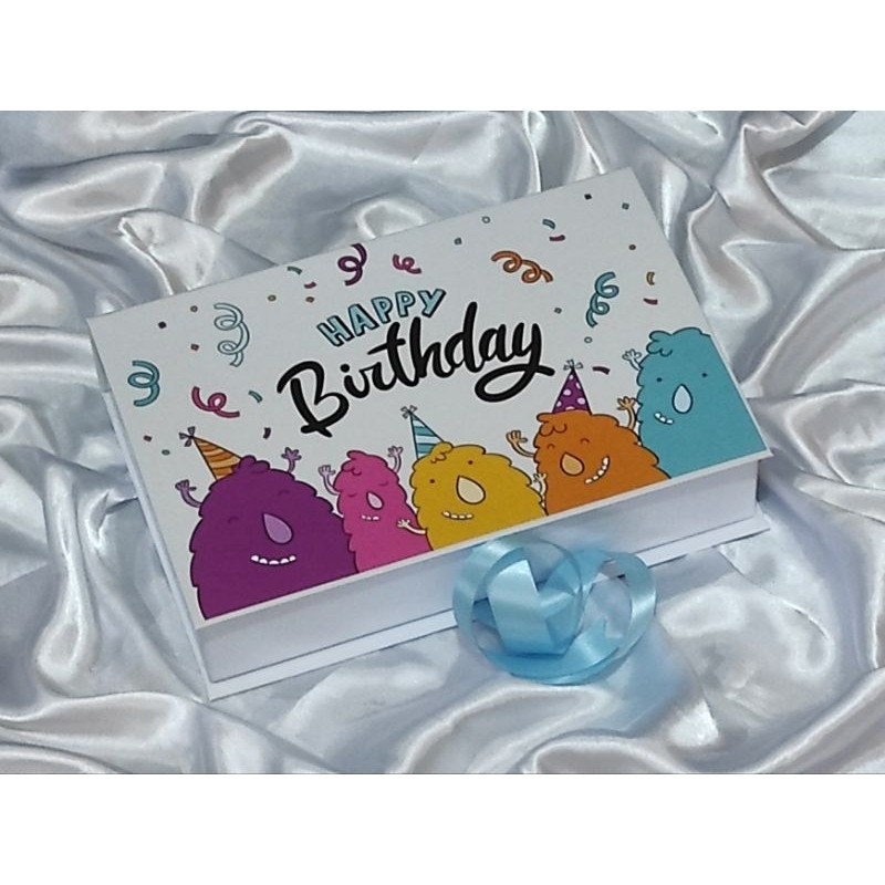 

Box kado Ulang Tahun / Box Souvenir Hampers / Hardbox kotak kado Ready