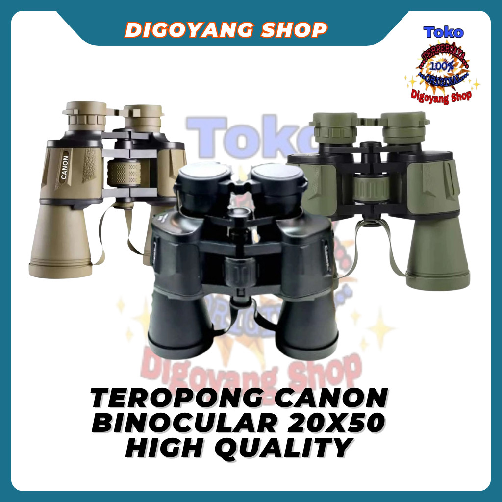 Teropong Canon Binocular 20x50 Lensa Jernih High Quality