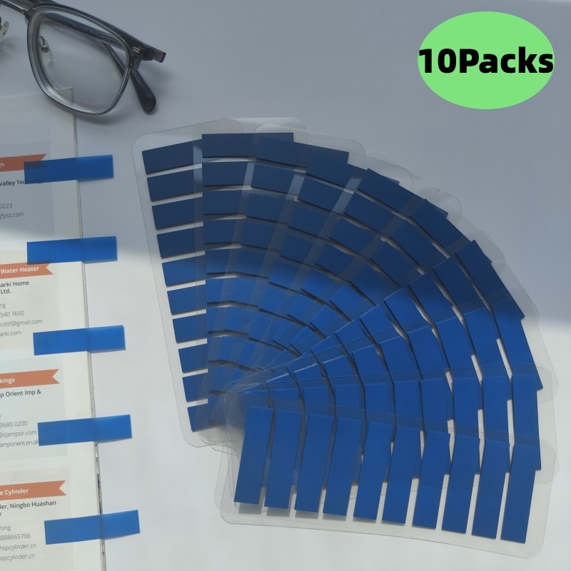 

2000 Sheets Clear Transparent Sticky Notes Tabs Self-Adhesive Bookmark Page Markers for Books Annotation Stationery