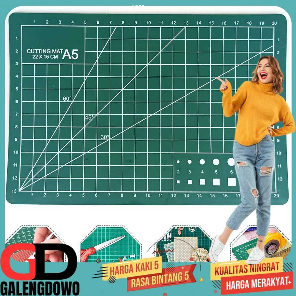 

HUAN MEI Working Pad Cutting Mat Alas Potong Papan Kerja A5 22x15cm - GKSA4