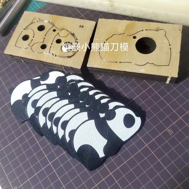 

Japan Steel Blade Steel Rule Die Cut Panda for Diy Handmade Leathercraft Punch Tool 85mm