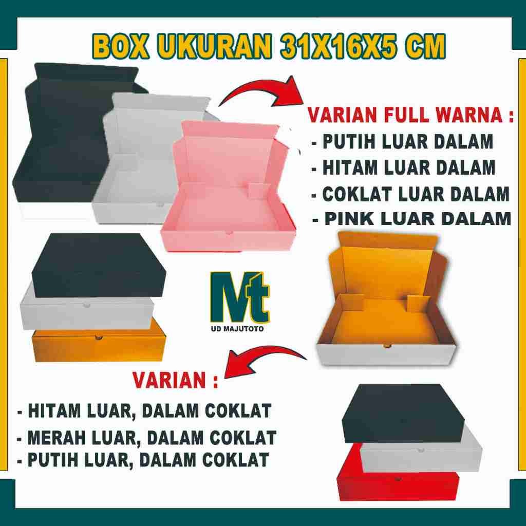 

Box 31x16x5 Cm / Box Lipat Depan / Box Sarung / Box Hampers