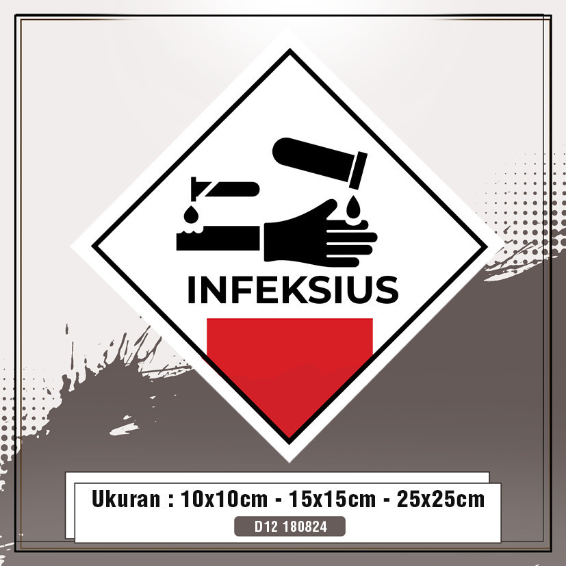 

Stiker Label Tanda Simbol Limbah B3, Bahan Berbahaya dan Beracun STIKER HAZMAT KOROSIF multi Sticker