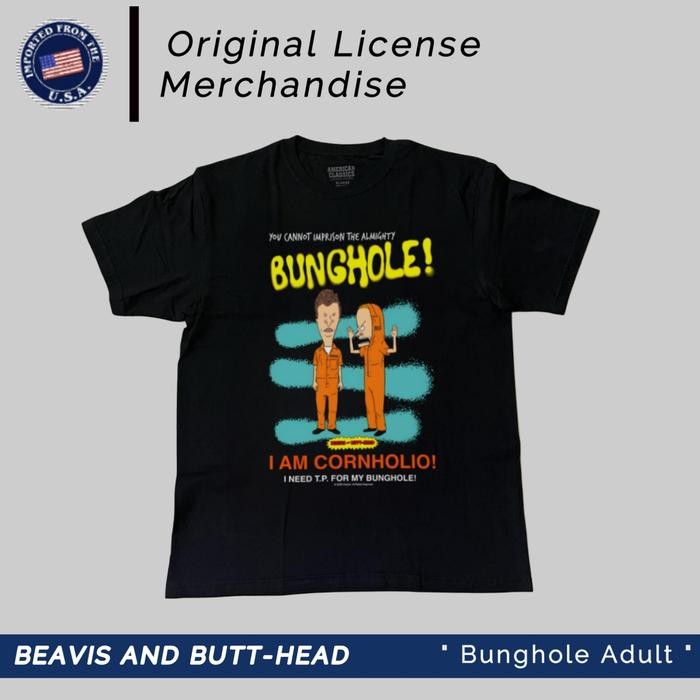 (COD) Beavis And Butt-Head T Shirt Kaos Brand Branded Mtv Movie Original Official License BEAVIS AND