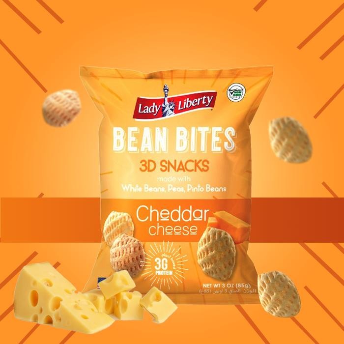 

Lady Liberty Bean Bites Cheddar Cheese [85 gr]