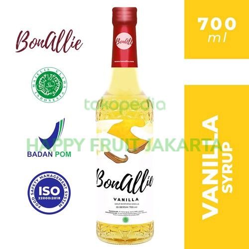 

Bonallie syrup rasa vanilla | sirup berperisa vanila | 700 ml