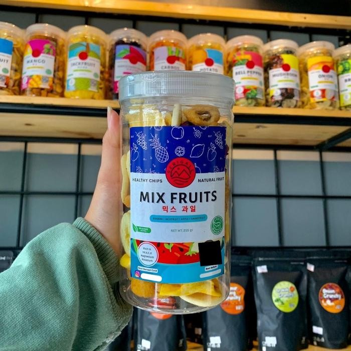 

SALE Keripik Buah Mix I 1000 ML I Rambak Pisang Apel Nangka Salak SERIGALE - 1000 MLTERLARIS