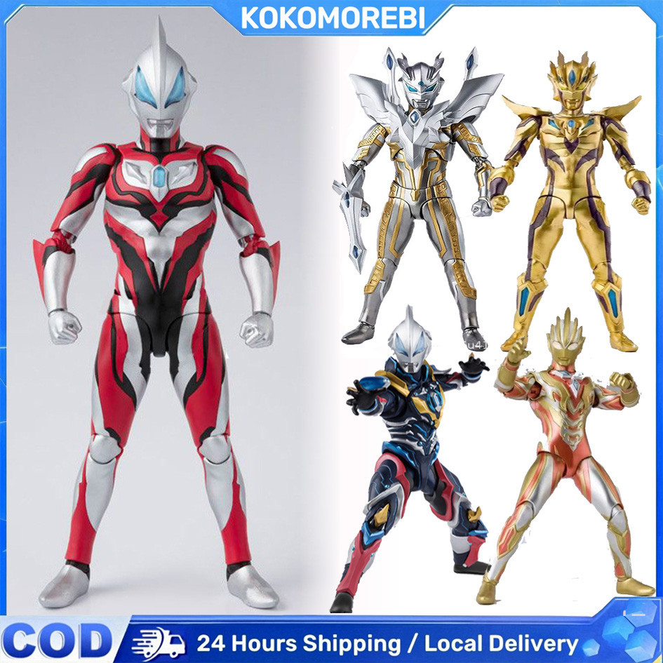 Mainan Ultraman Z Zero Shf Ultraman Action Figure  Ultraman Zero Beyond SHF Galaxy Glitter Action Fi
