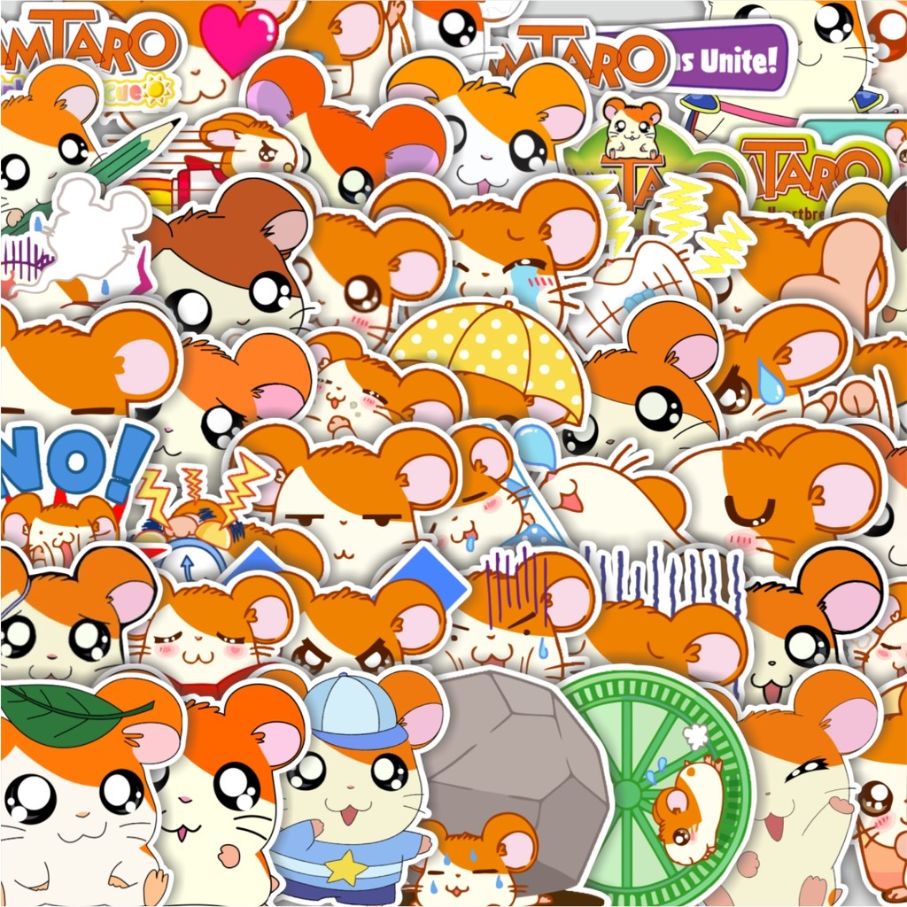 

Stiker Cutting Pack Stiker Kartun Hamtaro Isi 100Pcs Series Aesthetic Lucu Keren Untuk Koper Bahan Vynil
