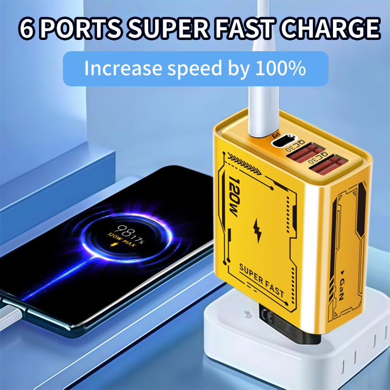 Lightning Type c Android Anker Zolo GaN 120W Wall Charger Adaptor Kabel for iPhone 16 15 14 13 Samsu