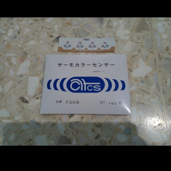 

Sticker suhu H70B - H50D Genuine Japan - Grosir