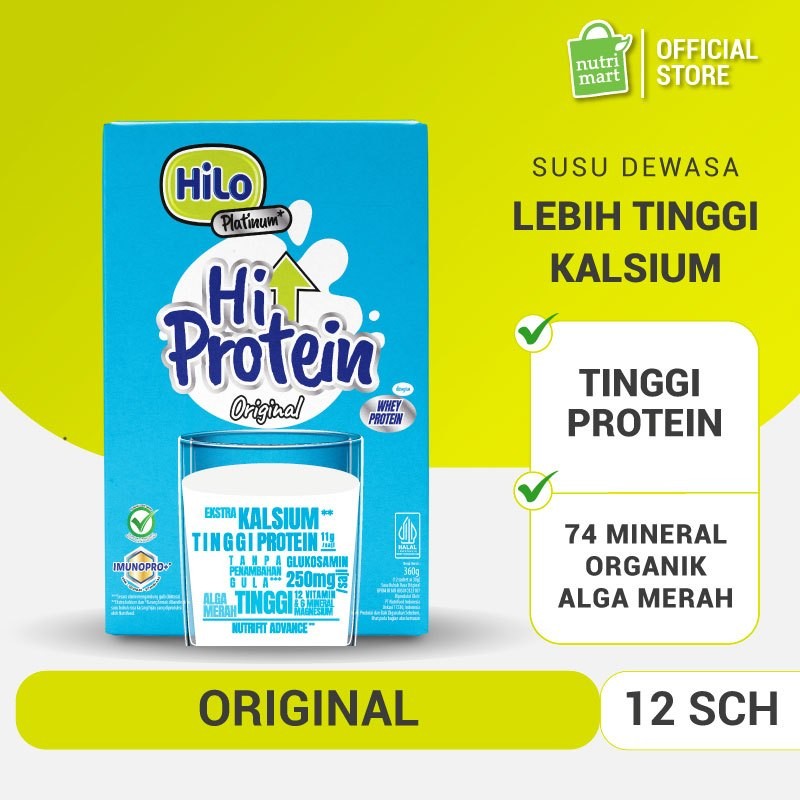 

HiLo Platinum Original 360 gram (12 Sachet) - Susu Tinggi Kalsium Lebih Rendah Lemak