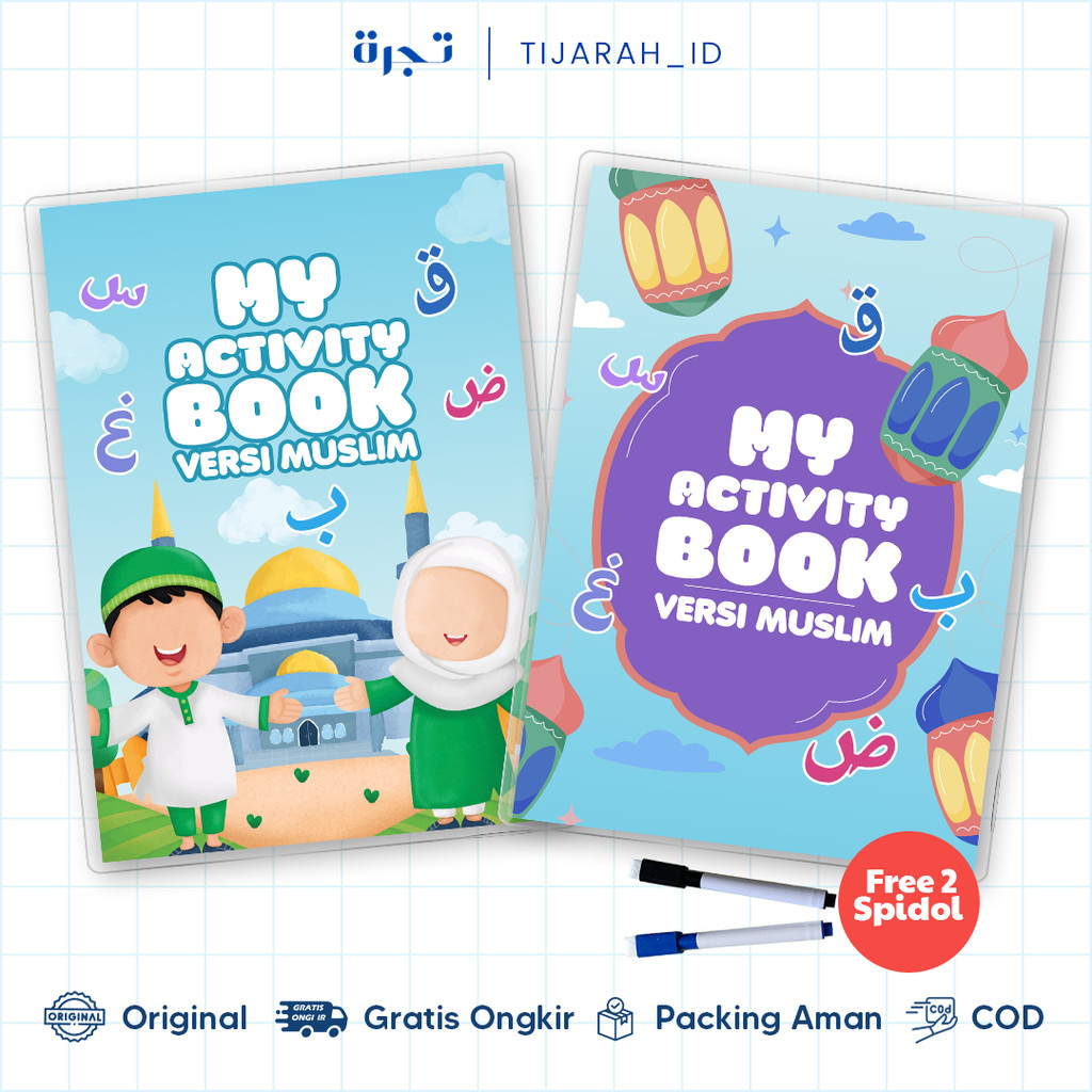 Worksheet Anak - Worksheet Muslim - Worksheet - Buku Aktivitas Pertamaku