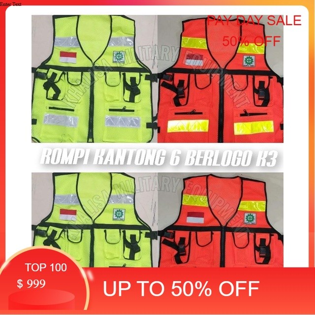 Rompi Tambang, Rompi K3, Rompi Proyek, Rompi Safety, Rompi Jaring Proyek