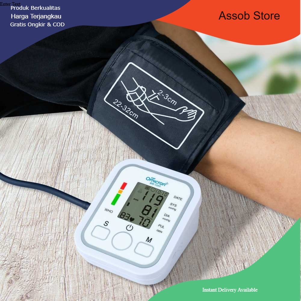 Alat Ukur Tekanan Darah Tensimeter Digital Pengukur Tekanan Darah Akurasi Tinggi - Assob Store