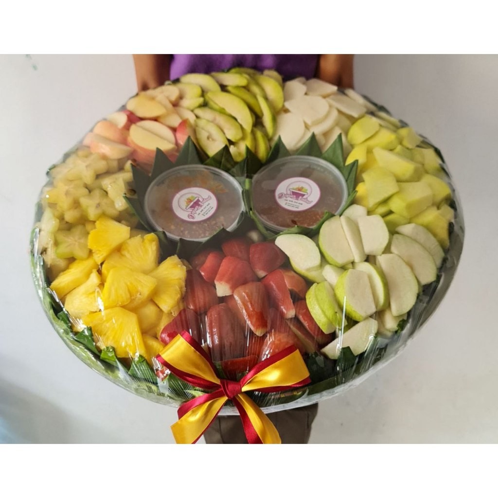 

Rujak Buah Tampah Prasmanan Paket Fruit Potong Segar Bumbu Rujak dan Bangkok Kiriman Hantaran Hampers