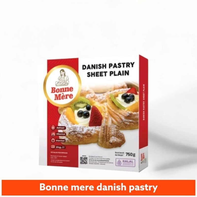 

Bonne mere danish pastry sheet plain