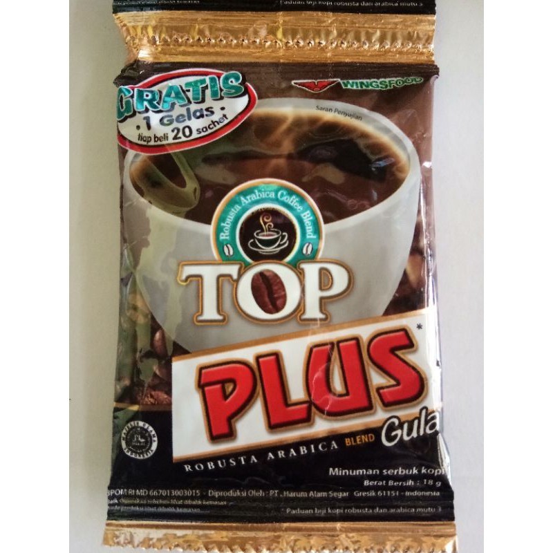 

coffe top plus 1rtg/10/sachet