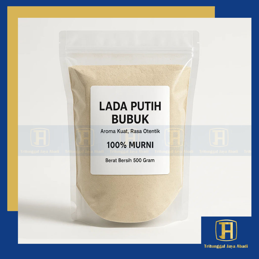 

500gr Lada Putih Bubuk Halus 100% Murni – Bumbu Dapur / Masak / Siap Konsumsi