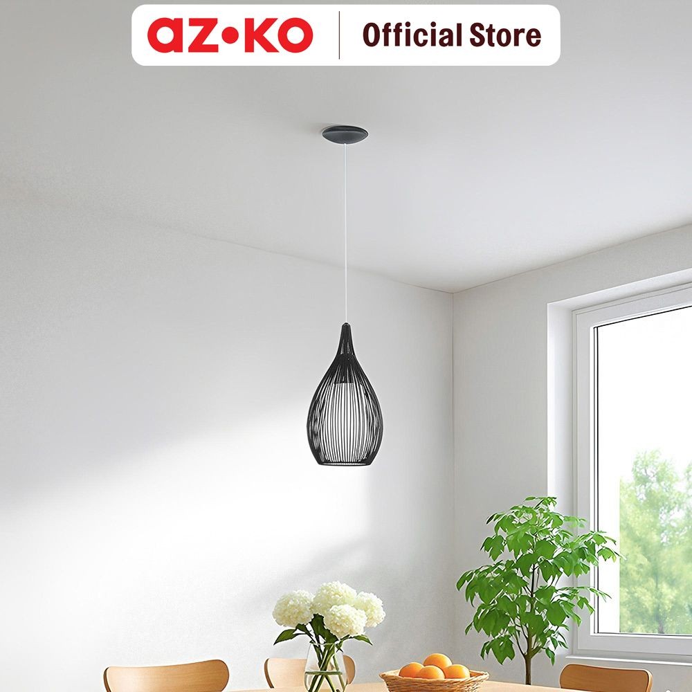 AZKO Eglo Razoni Lampu Gantung Hias - Hitam Chandelier Lamp Decorations Lighting Plafon Light Decora