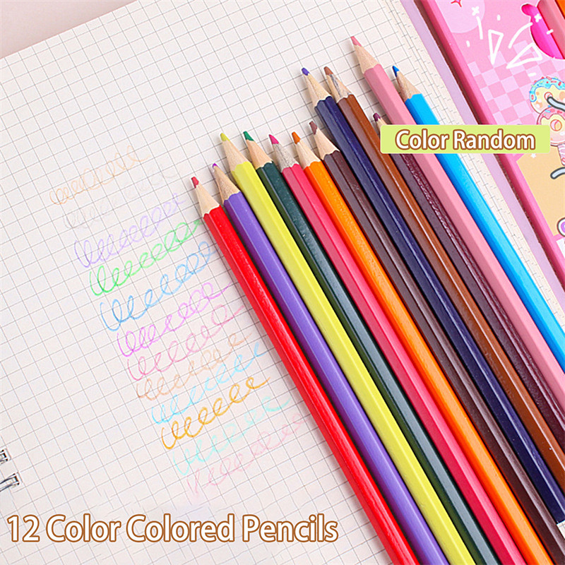 

12Pcs/set Cartoon Capybara Colored Pencils Set Wood Professional Artist Painting Drawing Sketch Art Design Student Supplies Gift