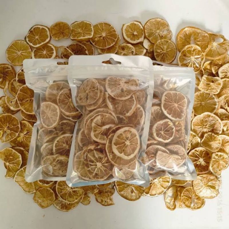 

JERUK LEMON KERING 300gr / Dried Lemon Slice / LEMON KERING gread A
