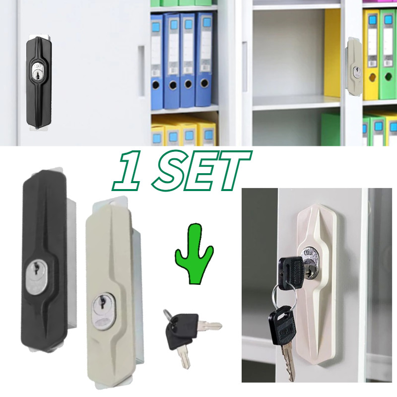 1set Kunci Lemari Sliding Kunci Lemari Sleding Pintu Geser Kunci Lemari Arsip Kunci Filing Cabinet S
