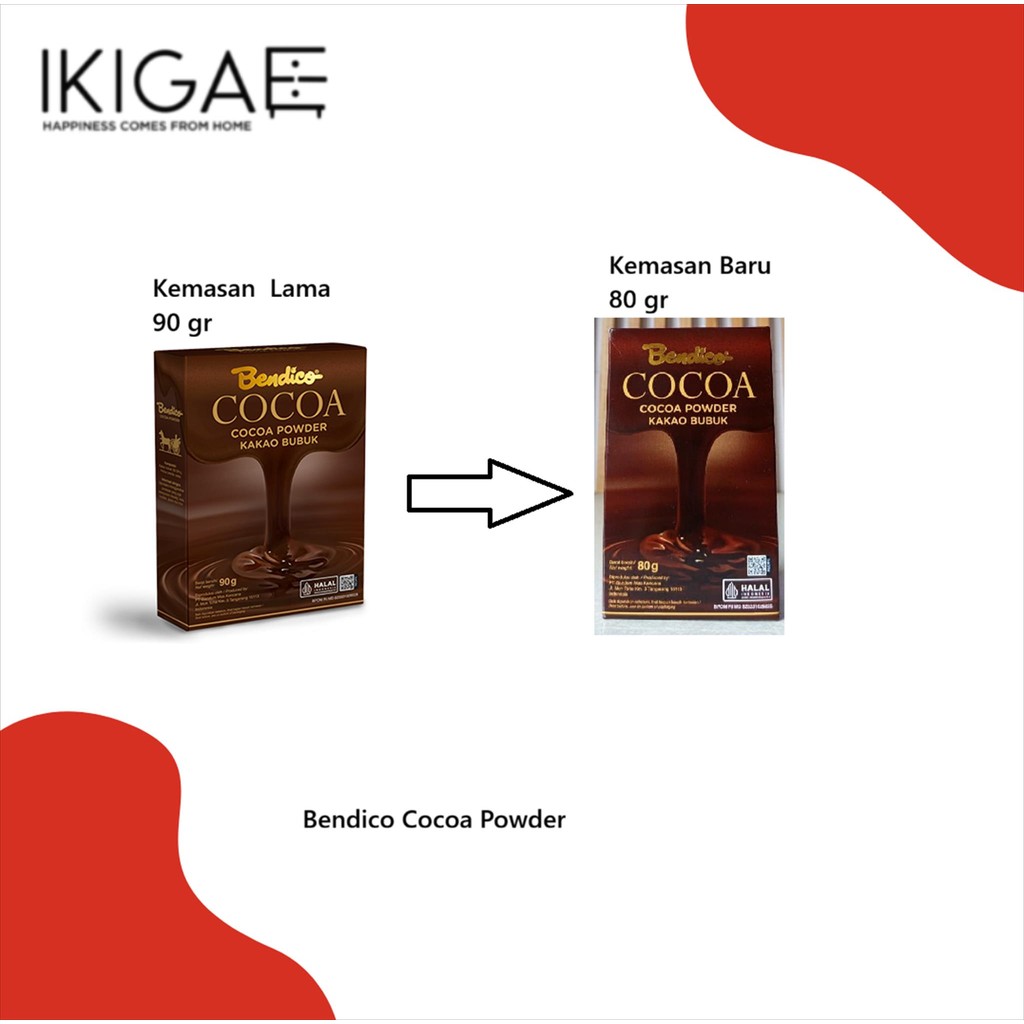 

BENDICO COCOA POWDER / KAKAO BUBUK / COKELAT / COKLAT BUBUK 80 GR