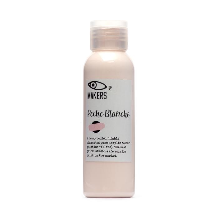 

Peche Blanche Acrylic Paint 100ml by MAKERS