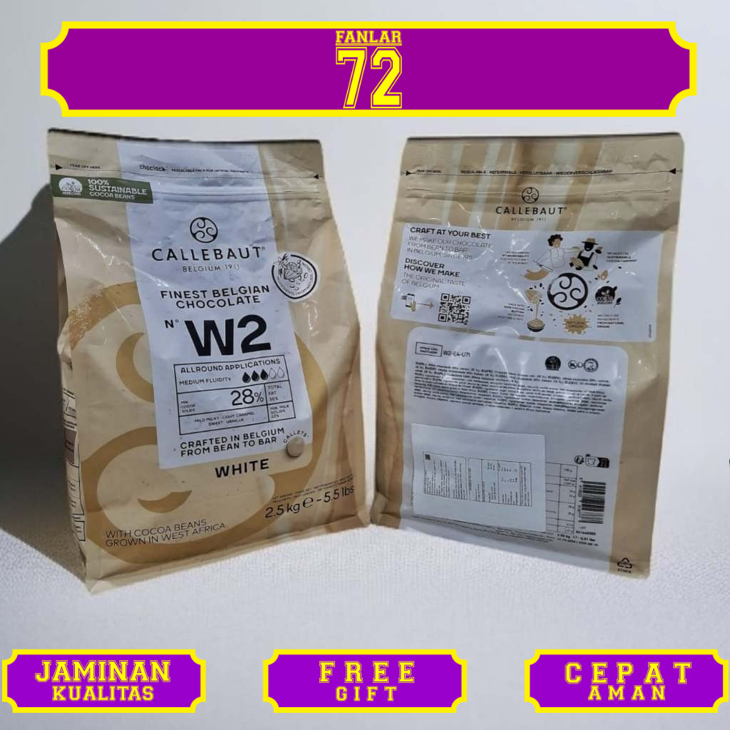 

Callebaut W2 White Callets 2.5 Kg