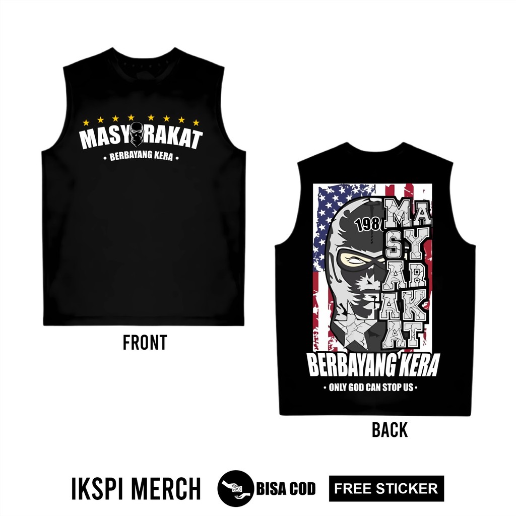 KAOS SINGLET IKSPI MASYARAKAT BERBAYANG KERA SINGLET IKSPI TERBARU - SINGLET IKSPI LAMBANG - SINGLET