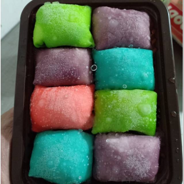 

[Hanya Surabaya sidoarjo gresik] Pancake Durian isi 8 Durian medan bali mini gojek GRAB instant palu daging viral party