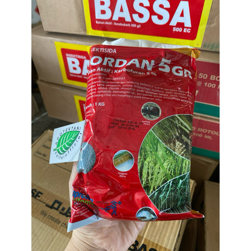 JORDAN 5 GR 1 KG INSEKTISIDA ( Karborfuran 5% )