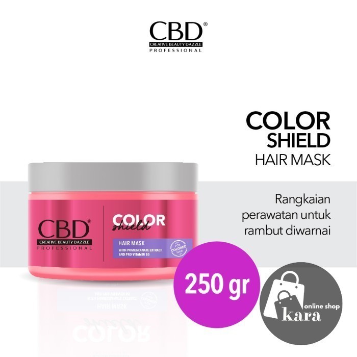 KARA - CBD COLOR SHIELD HAIR MASK 250GR/CBD HAIR MASK 250GR/CBD SHIELD HAIR MASK