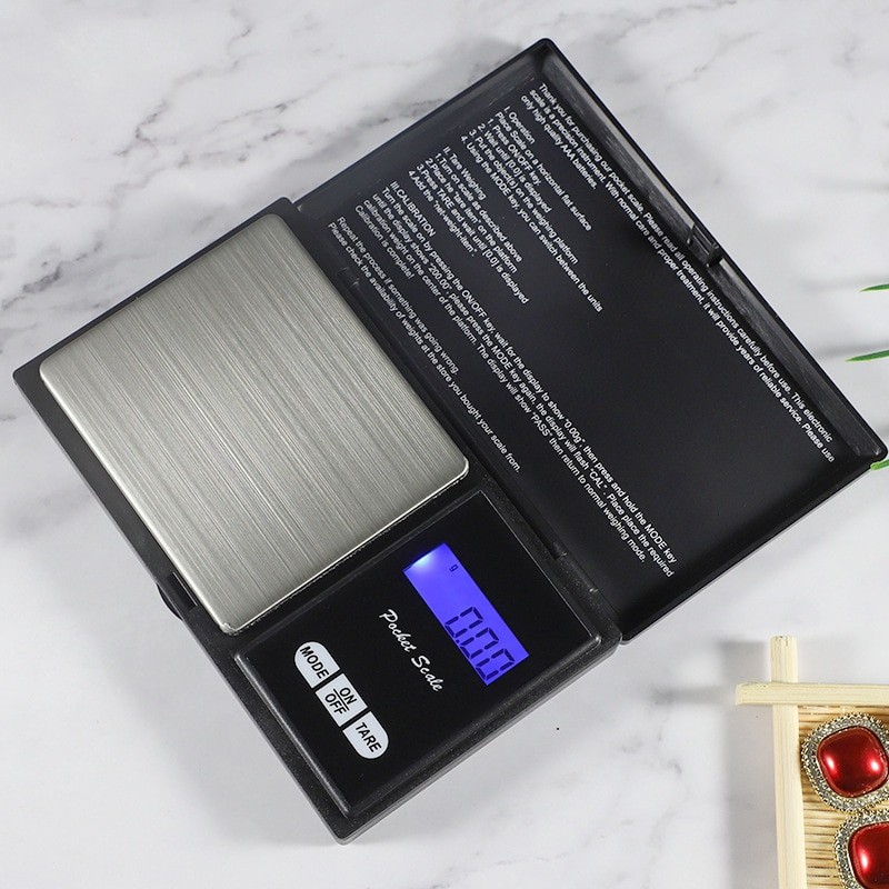 Jewelry Mini Stainless Steel Electronic Scale Digital Pocket Scale Gold Gram Balance Weight Scale Po