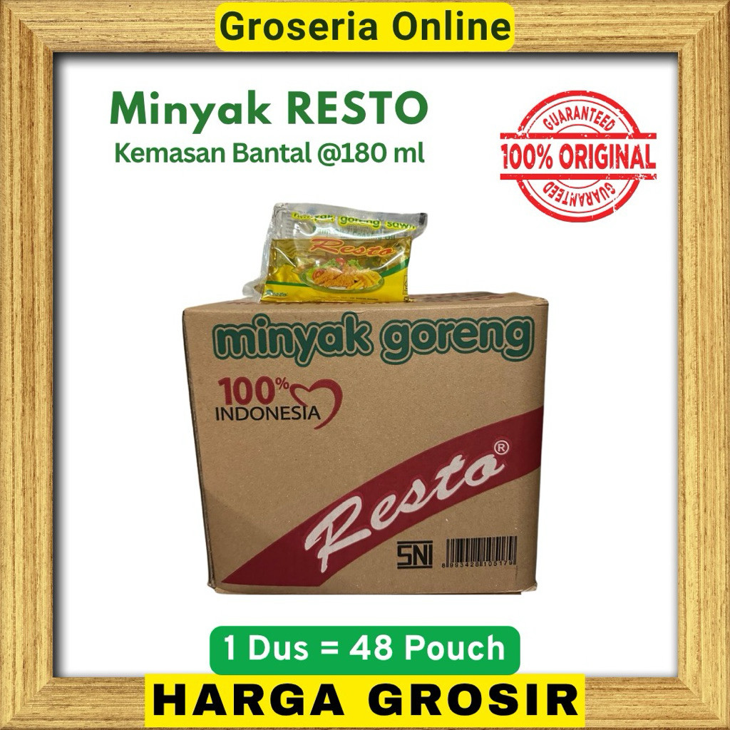 

Minyak Resto 180 ml x 48 pcs / DUS