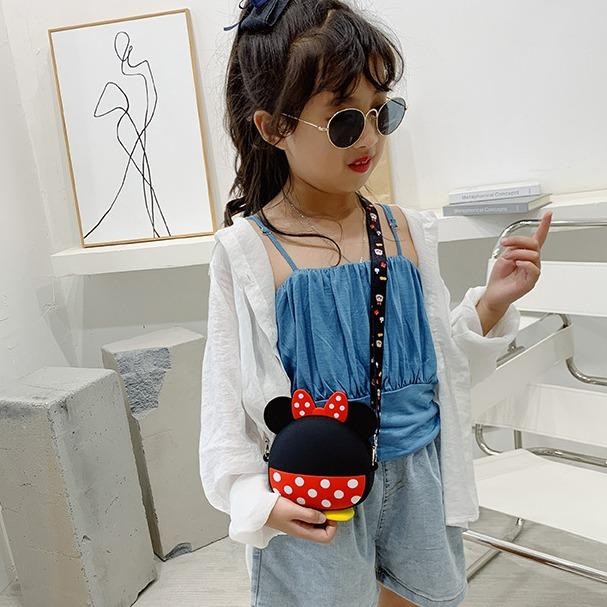 Tas Selempang Anak Rubber Karakter Tas Import Fashion Tas Jelly Rubber Anak Tas Kecil Serbaguna T226