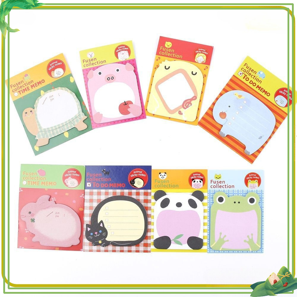 

A3 Sticky Notes Memo Animal / Kertas Memo Karakter Stationary / Kertas Memo Catatan Penting / Notes Lucu Karakter